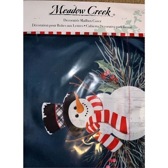 Snowman Christmas Decorative Mailbox Cover NWT - Picture 3 of 3